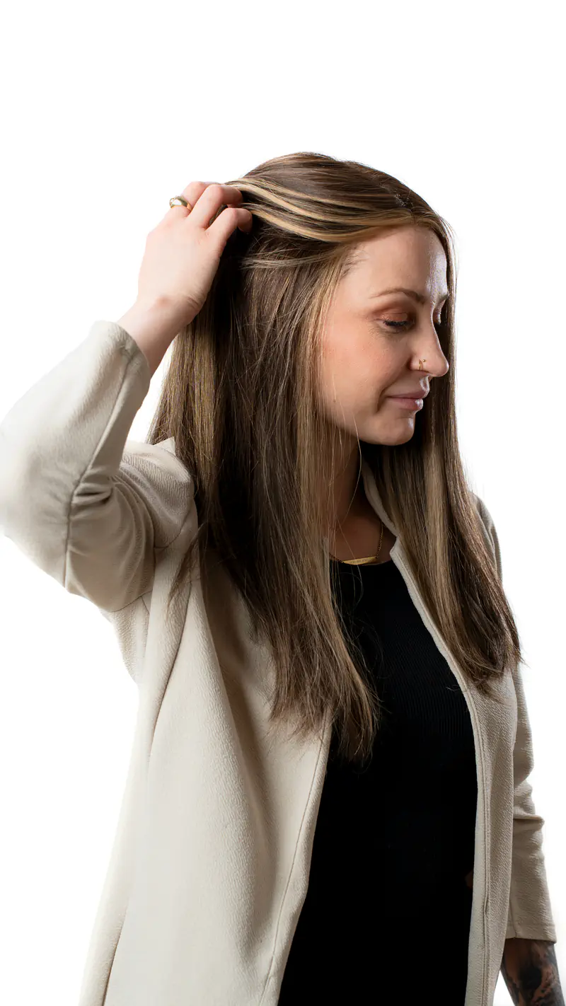 Jane20 Toffee Frappe long hair wig image 4