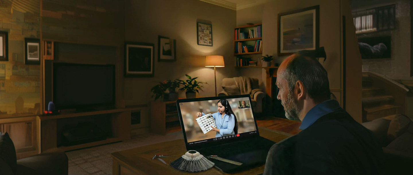 Video consultation background